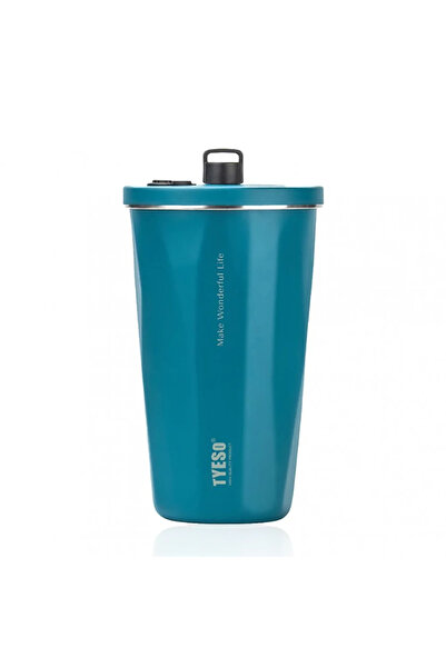 Tyeso Crush Tumbler Vakumlu Paslanmaz Çelik Termos 600 ML Mavi