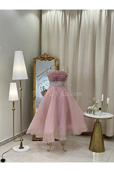 vanus fashion فستان ميدي (لونين ) 4464