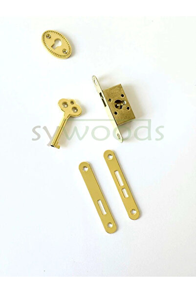 sywoods Anahtarlı sandık kilidi seti kutu kapağı kilitleme