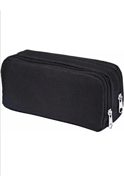 Elegance Cutie neagră pentru stilouri, suport pentru stilouri cu două compart...