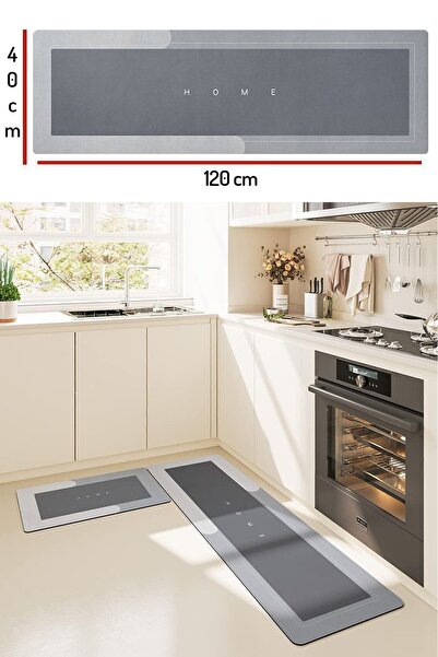 SİHİRLİ MOP Su Emici Banyo Paspası Kaymaz Tabanlı Su Emici Yapı 40x120m Uzun