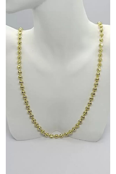 ndjewelry قلادة كلاسيكية من سلسلة دوريكا الذهبية (70 سم)