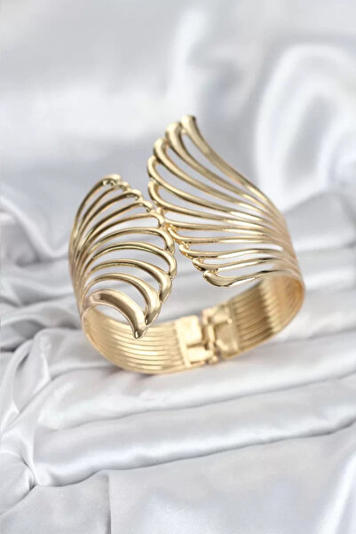 Skygo سوار نسائي عتيق من النحاس باللون الذهبي - TJ-BB8066