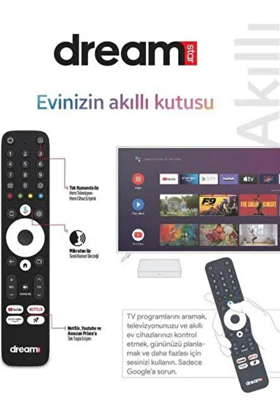 Dreamstar Nova Orjinal Ses Komutlu Kumanda