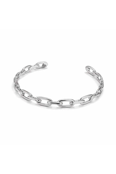 Pursehuit Brățară de culoare argintie, realizată din oțel inoxidabil, în form...