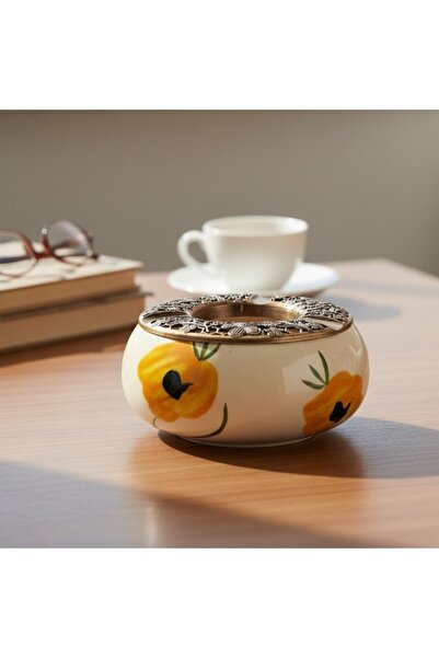 sharp&art ΜΕΓΑΛΟ ΤΣΙΓΚΙΝΟ ΤΣΙΓΚΙΝΙ ΜΕ ΣΧΕΔΙΑ ΑΝΘΩΝ ΚΑΙ ΜΕΤΑΛΛΙΚΟ ΚΑΛΥΜΜΑ (ΜΕ ...