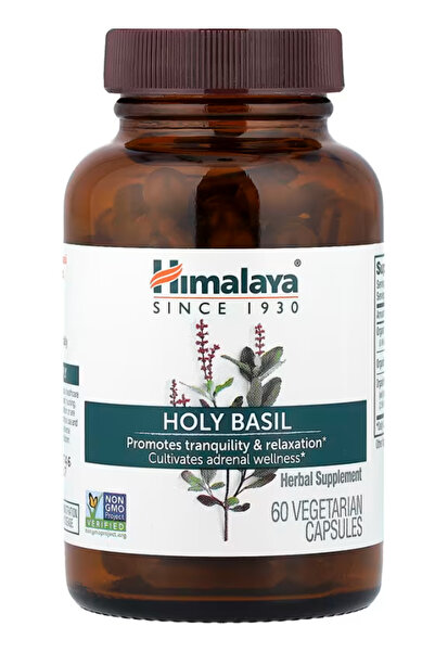 Himalaya Holy Basil - Herbal Adrenal Support for Stress Relief, Relaxation, E...