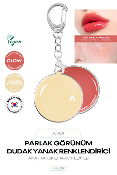 AIBB Parlak Görünüm Sağlayan Dudak Ve Yanak Renklendirici Glow Tin Pot