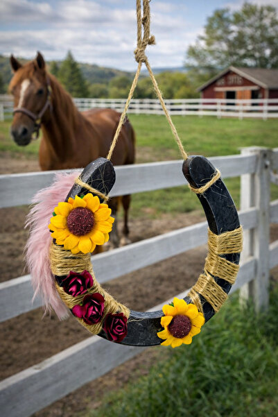 İNCİ sepette Premium/Exclusive Ev Dekorasyonu Şans Ve Nazar Için At Nalı Bahç...