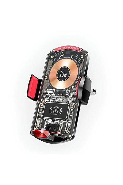 PiyasaSepeti A6 Dokunmatik-Sensörlü Araç Telefon Tutucu Kablosuz Magsafe Şarjlı