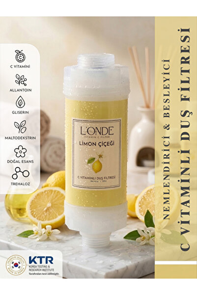 L'ONDE C Vitaminli Duş Filtresi Limon Çiçeği