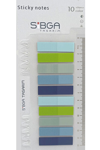 sibga tasarım Διαφανές έγχρωμο Postit Post-it Post It. Σελιδοδείκτης Σελιδοδε...