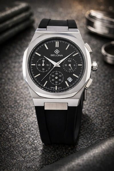 belona Men's Luxury Watch, Made of Stainless Steel, 3Atm Water-Resistant, Com...
