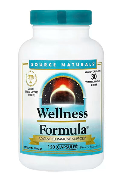source naturals Wellness Formula Bio-Aligned Vitamins & Herbal Defense for Ad...