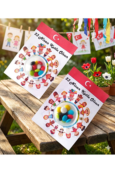 ORGANİZASYON HEDİYEM 10 Adet 23 Nisan Bonibon -ulusal Egemenlik Çocuk Bayramı...