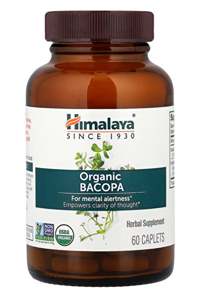 Himalaya Bacopa Monnieri Nootropic Herbal Supplement, Supports Calm, Memory, ...