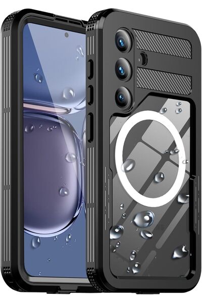 Rivor Galaxy S24 & Galaxy S25 Kılıf Kamera Korumalı Magsafe Destekli Su Geçir...