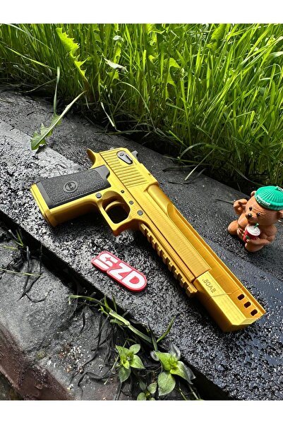 SZD Design Desert Eagle Altın Renk Dekoratif Tabanca