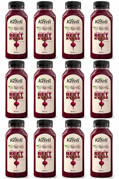 kefeli gurme Pancar Suyu Kvass 250ml X 12 Adet