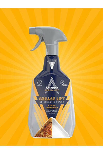 Astonish Yağ Çözücü Sprey Ekstra Güçlü Yüzeyleri ve Mutfak Aletlerini Yağdan ...