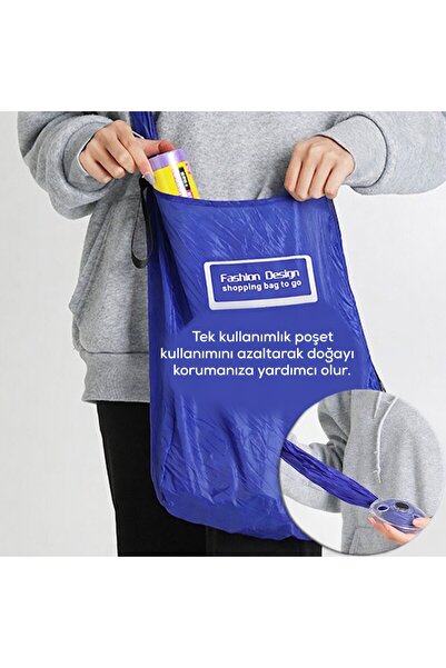 Güzah Makaralı alışveriş çantası -kompak tasarım ve taşınabilir kolaylık