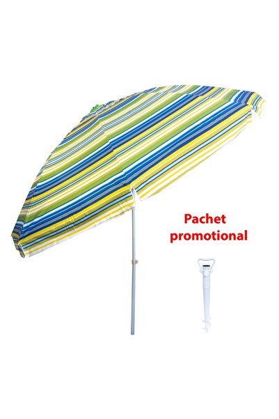 FOXMAG24 Προωθητικό πακέτο, αντηλιακή ομπρέλα, διάμετρος 3μ και λευκή βάση τύ...