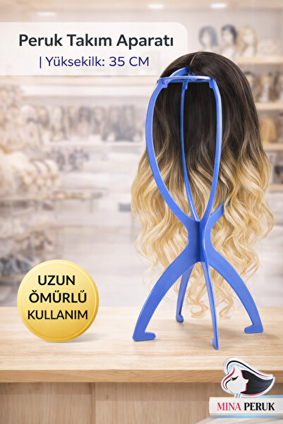 Mina Peruk Aparat pentru peruci - Albastru