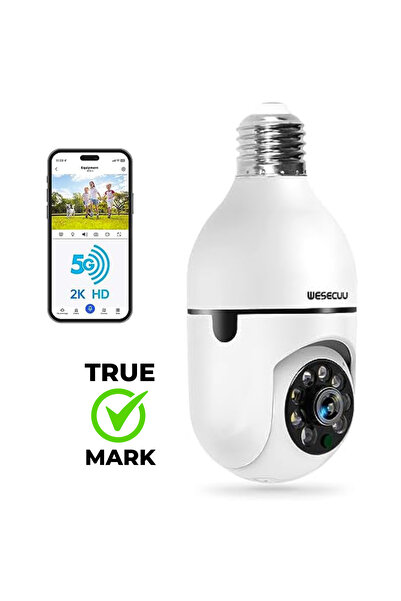 TRUE MARK - 8K WiFi Surveillance Camera, 16MP, 4 Lenses, 10X Zoom, AI, Color ...