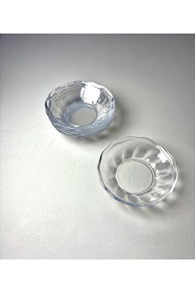 UpHome طقم أطباق شاي مكون من 12 قطعة مع قواعد أكواب من الأكريليك الكريستالي