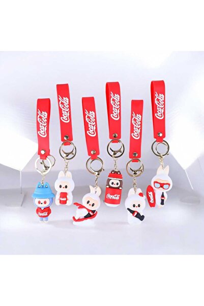 ADDA Breloc surpriză, 7 cm, Labubu The Monsters Coca Cola, ediție limitată