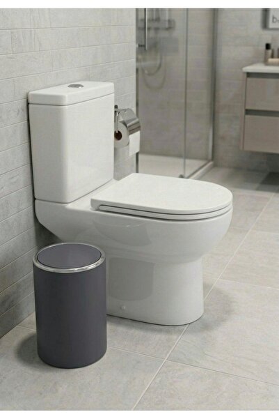 Saban سلة مهملات أنثراسيت 5 لتر - موديل إنكا