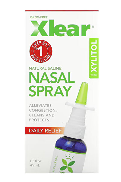 Xlear , Xylitol Saline Nasal Spray, Daily Relief, 1.5 fl oz (45 ml)