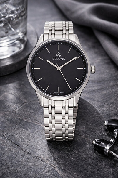 belona Men's Luxury Watch, Made of Stainless Steel, 3Atm Water-Resistant, Com...