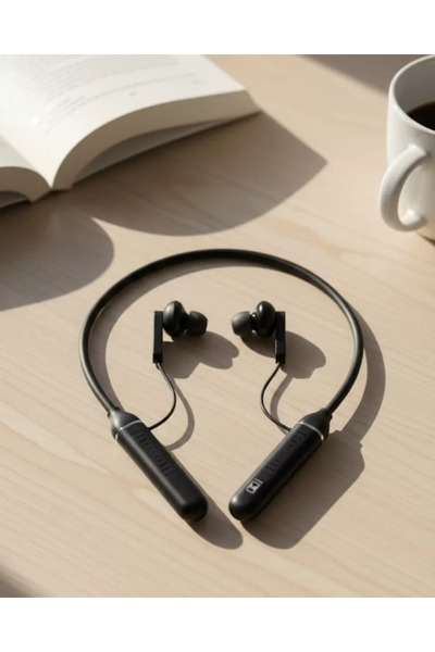 Kanonik Education Long-Lasting Wireless Neckband Stereo Headset Strong Bass a...