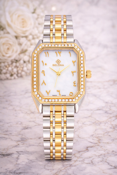 belona Luxury Women's Waterproof Stainless Steel Watch, Premium Gift Box Edition