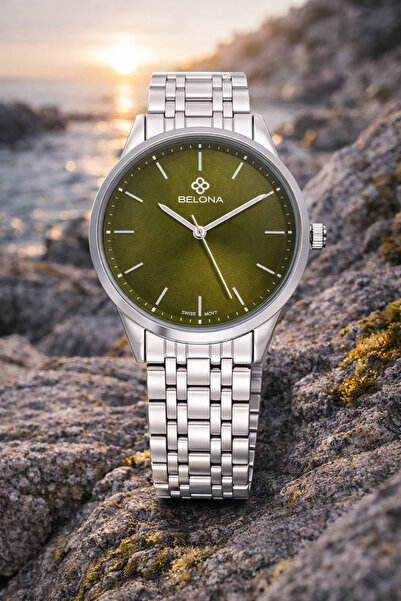 belona Men's Luxury Watch, Made of Stainless Steel, 3Atm Water-Resistant, Com...