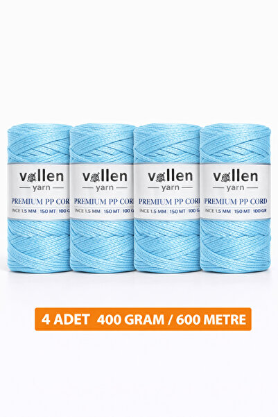 vollen yarn 600m Πολυεστερικό νήμα μακραμέ, νήμα Supla, νήμα τσάντας, νήμα βρ...
