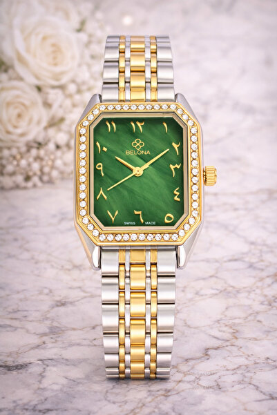 belona Luxury Women's Waterproof Stainless Steel Watch, Premium Gift Box Edition