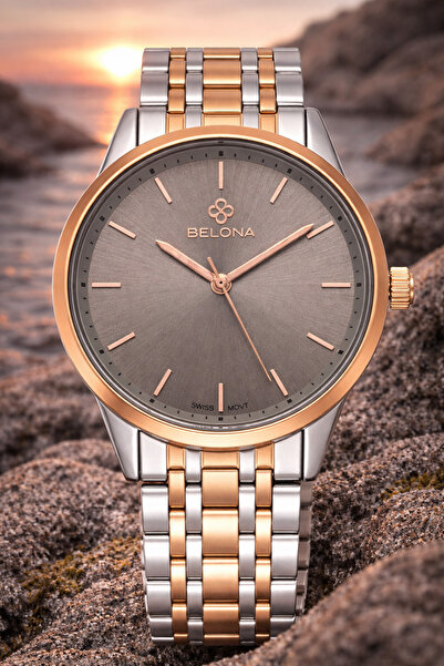 belona Men's Luxury Watch, Made of Stainless Steel, 3Atm Water-Resistant, Com...