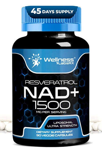 WELLNESS LABSRX NAD Supplement, 1500mg - Liposomal NAD+ Supplement with Resve...