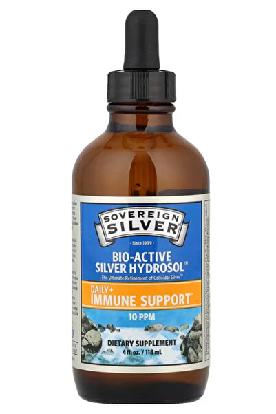 Sovereign Silver , Bio-Active Silver Hydrosol ™ Dropper-Top, Daily + Immune S...