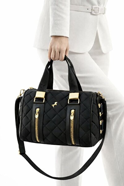 Just Polo حقيبة يد وكتف نسائية من Justpolo موديل أسطواني