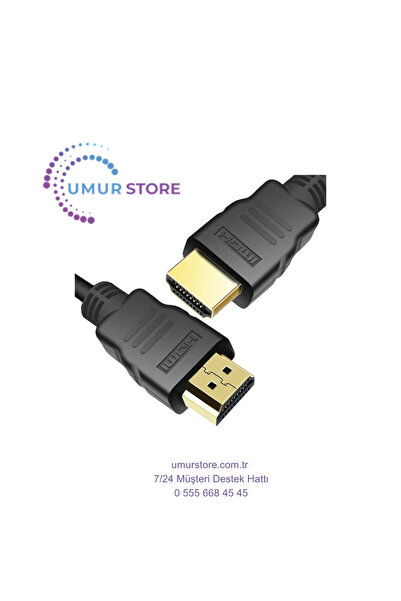 Full HD HDMI 3D 4K Ses Görüntü Kablosu 1.8 M