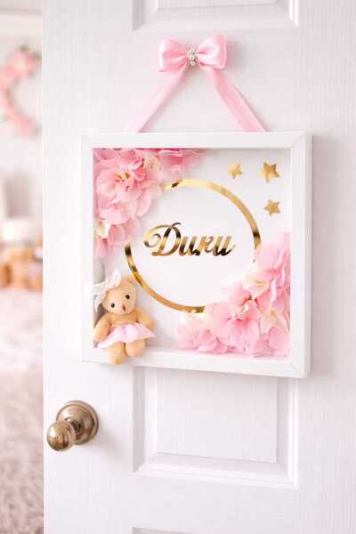 viamaris Bebek Kapı Süsü İsimlik, Kız Bebek Kapı Süsü , İsimli Bebek Panosu