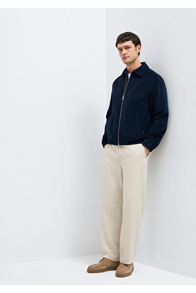 Mavi Elastic Waist Beige Trousers 0010557-70144