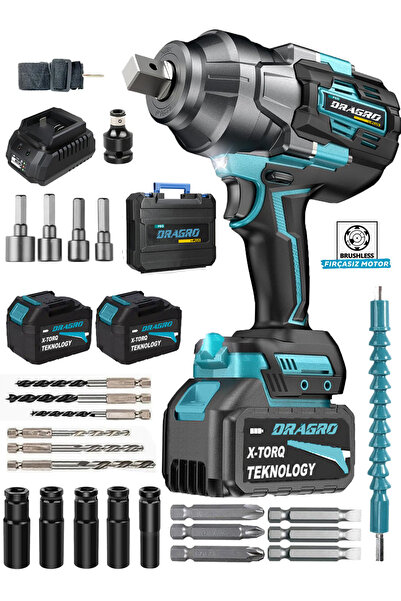 Genel Markalar 1400 Nm Kademeli Yüksek Torklu Somun Bijon Sökme Matkap Akülü ...