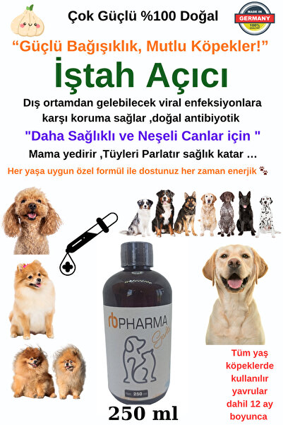 RB PHARMA İştah AÇICI Köpekler Için İç Temizleyici , iskelet güç.lendiri.ci 2...