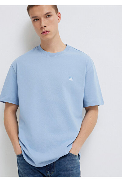 Mavi Pro Tişört Loose Fit / Bol Rahat Kesim 0613443-91590