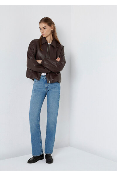 Mavi Jane Indigo Klassische Denim-Jeanshose 1010917-A1566