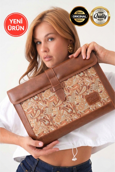 Vardo Δερμάτινη θήκη και χαρτοφύλακας Helene Long Strap '' Macbook Pro-Air 15...